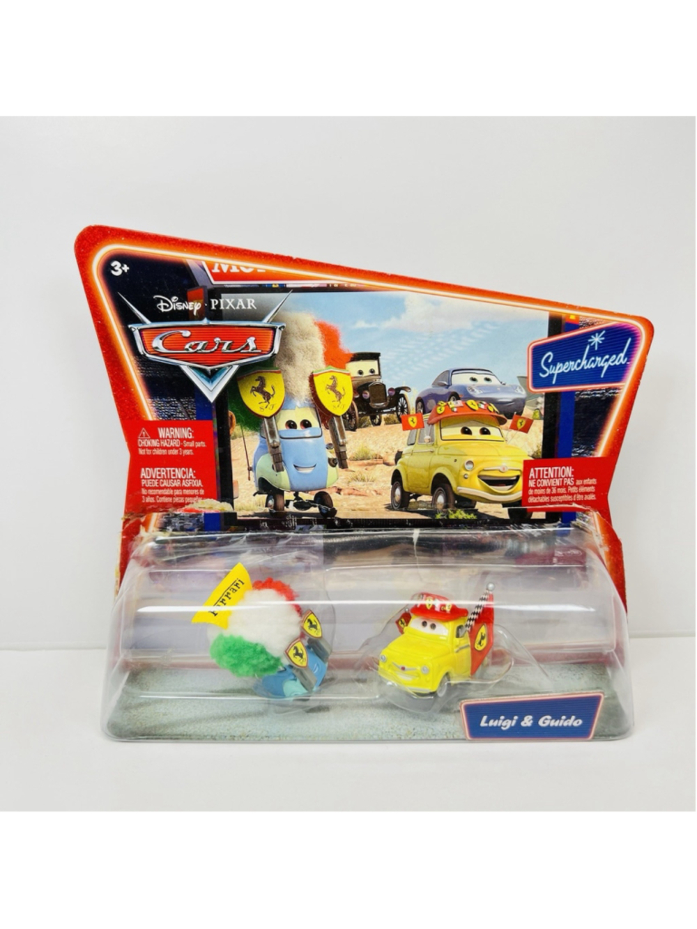 GUIDO & LUIGI Pixar Cars FERRARI FANS Supercharged MOVIE MOMENTS 2-Pack K5928